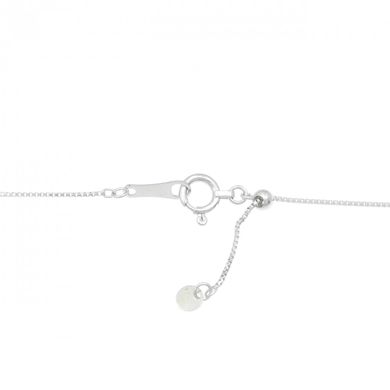 K18WG ダイヤモンド ネックレス 0.20CT