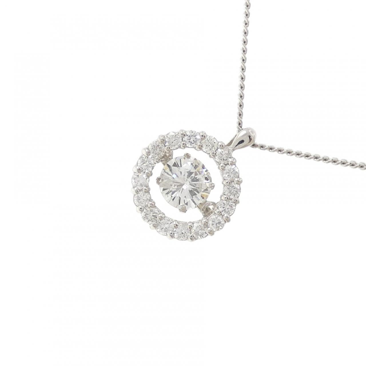 PT900/PT850 ダイヤモンド ネックレス 0.363CT