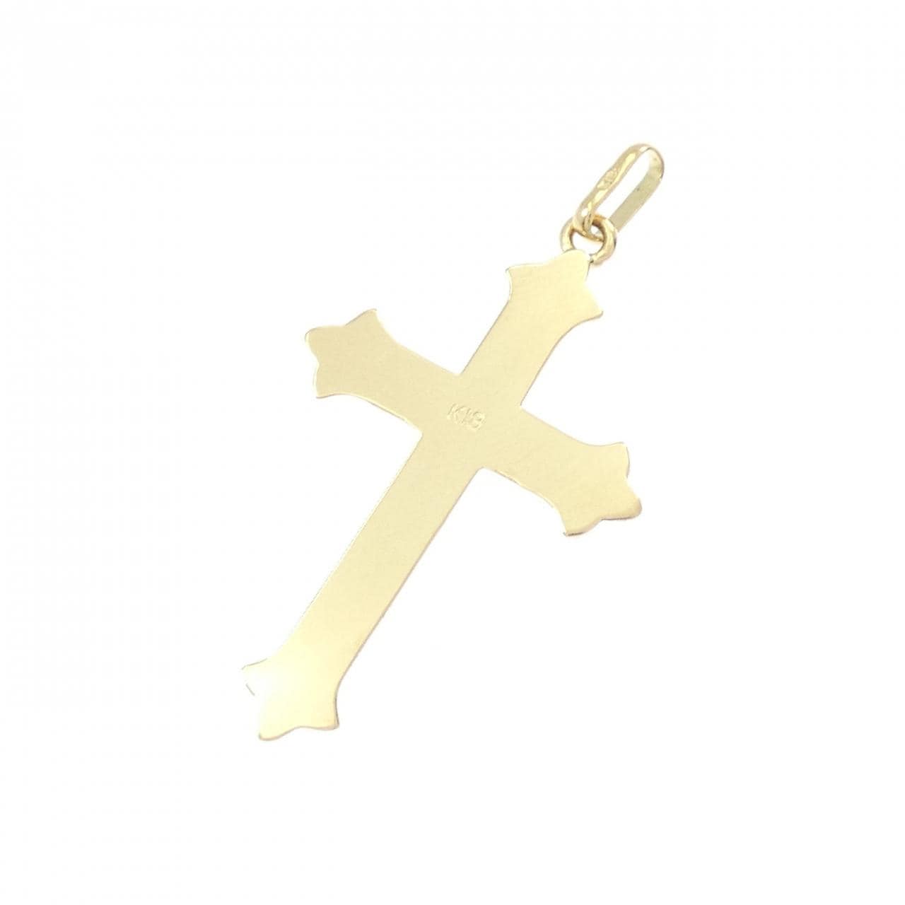 【新品】K18YG クロス ペンダント