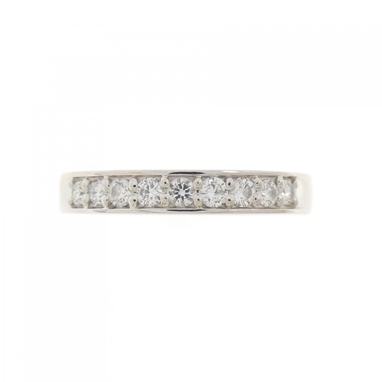 PT900 ハーフエタニティ ダイヤモンド リング 0.24CT