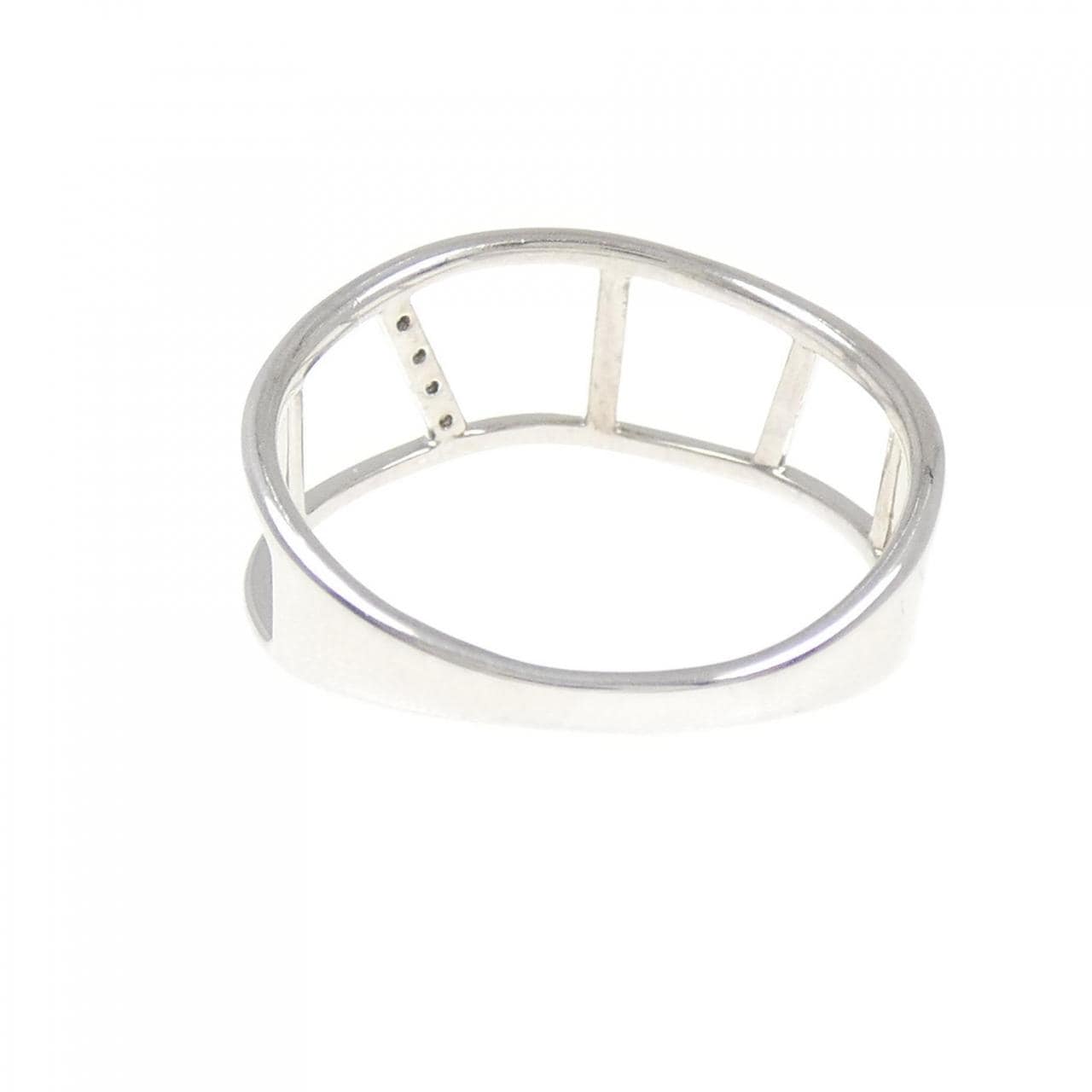 K10WG ダイヤモンド リング 0.02CT