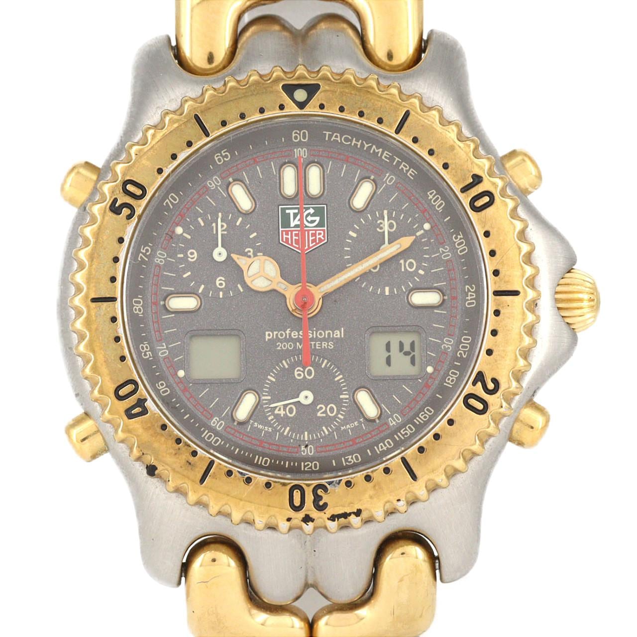 【ノーメンテナンス還元価格】タグ･ホイヤー セルクロノグラフ コンビ CG1122.BB0424 SSxGP クォーツ