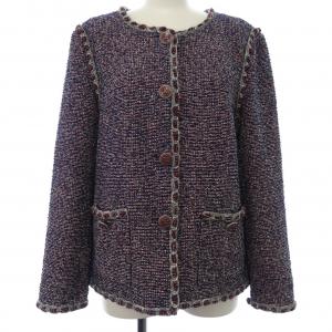 シャネル CHANEL ノーカラージャケット