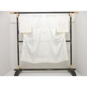 【未使用品】長襦袢　友禅銀彩加工