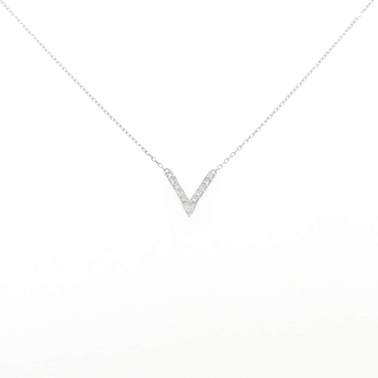 アーカー Vチェーン ネックレス 0.12CT