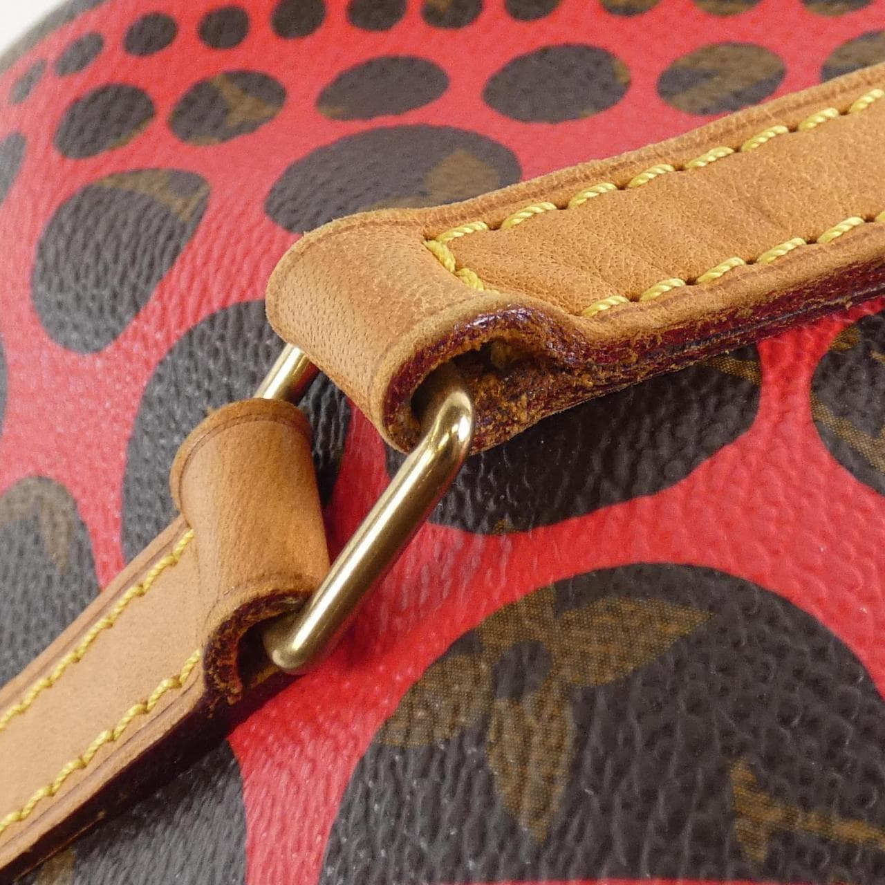 LOUIS VUITTON Monogram南瓜圆点 (Yayoikusama) Papillon 30 厘米 M40689 包