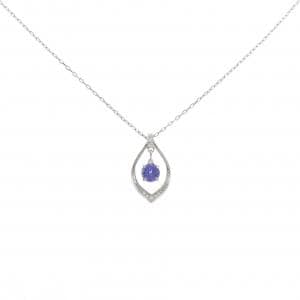 PT900/PT850 タンザナイト ネックレス 0.68CT