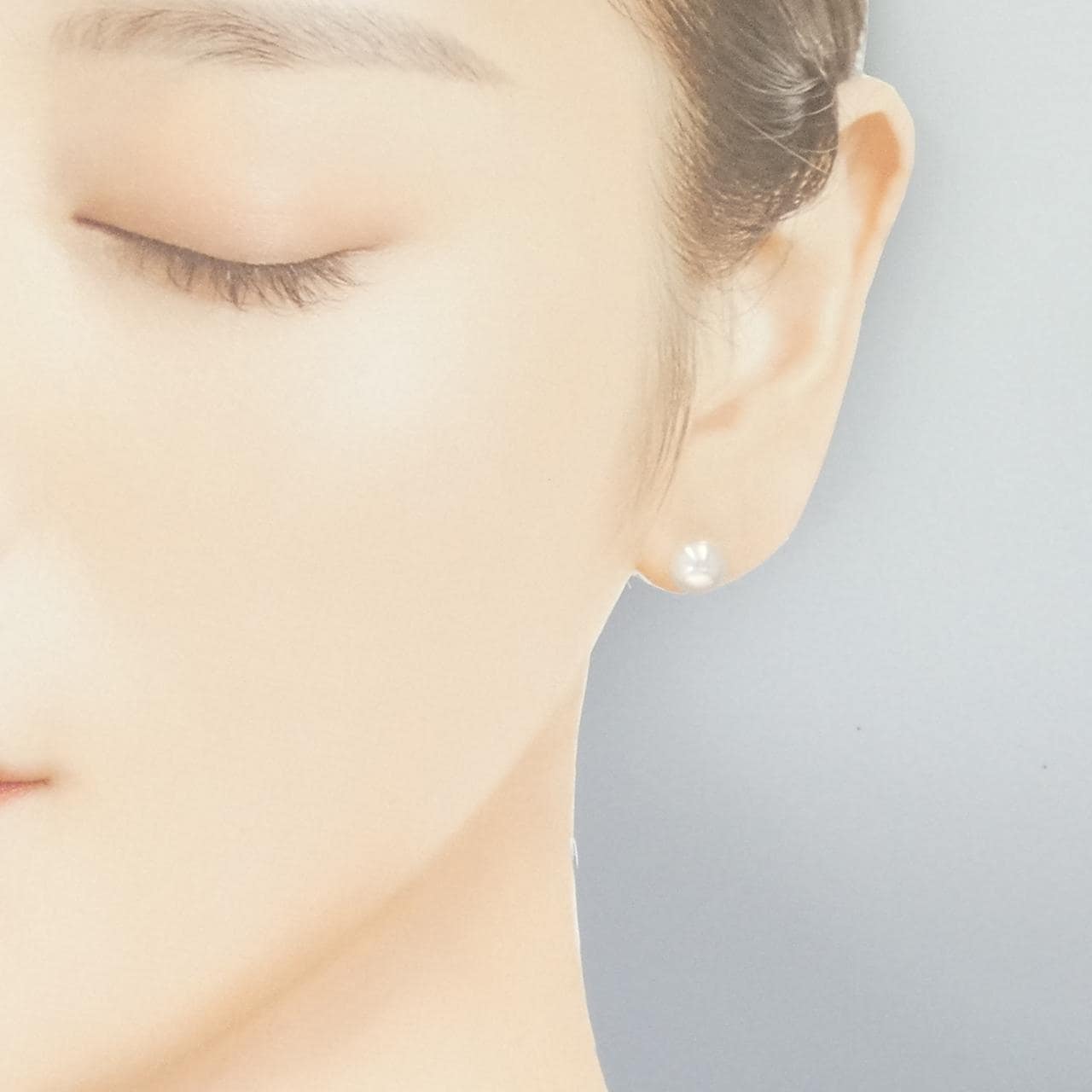 K14WG アコヤパール ピアス 7mm