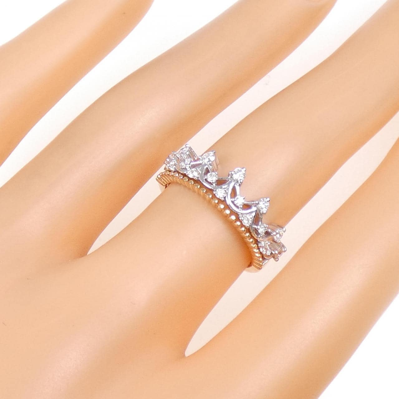 K18PG/K18WG ダイヤモンド リング 0.26CT