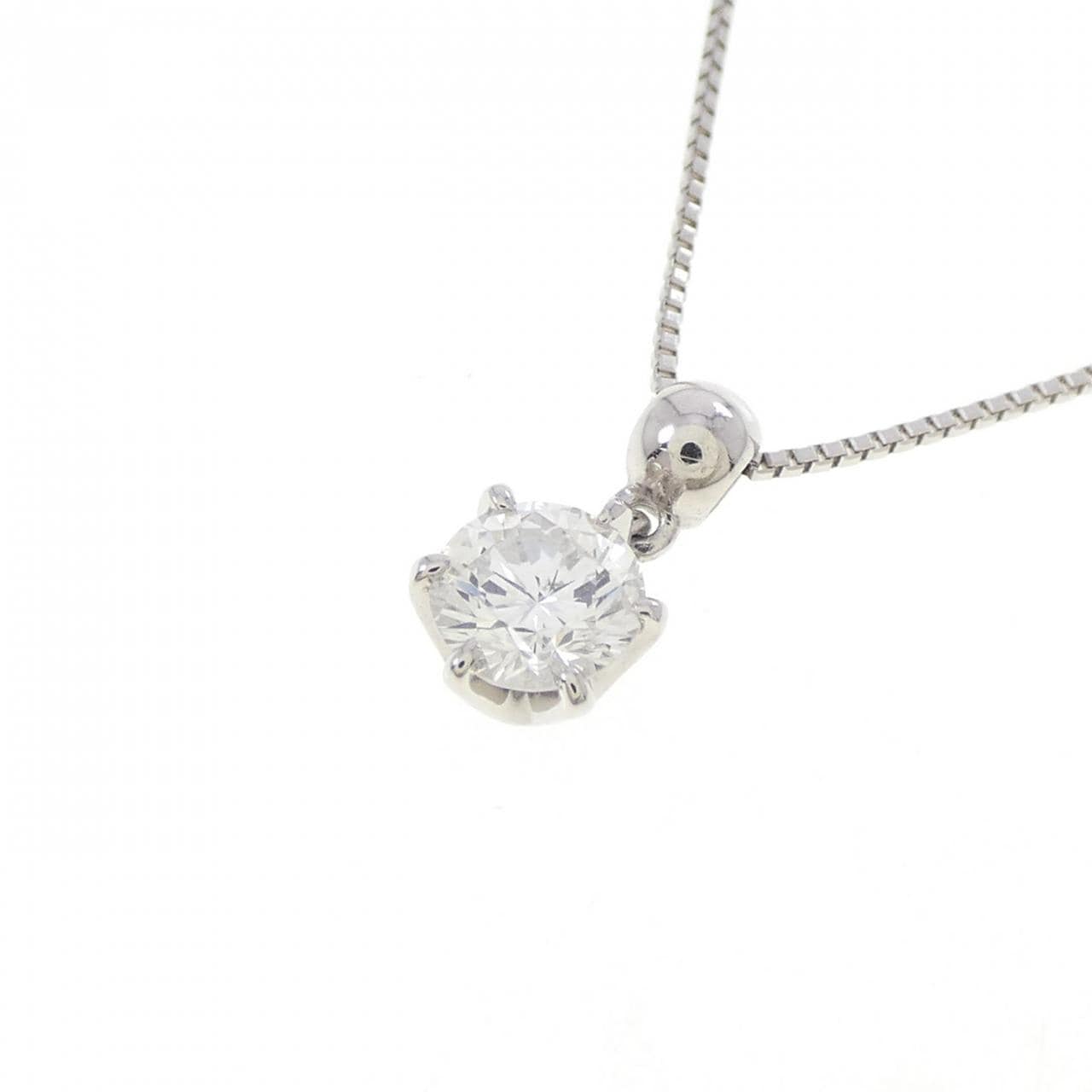 PT/PT850 ダイヤモンド ネックレス 0.310CT F SI2 Good