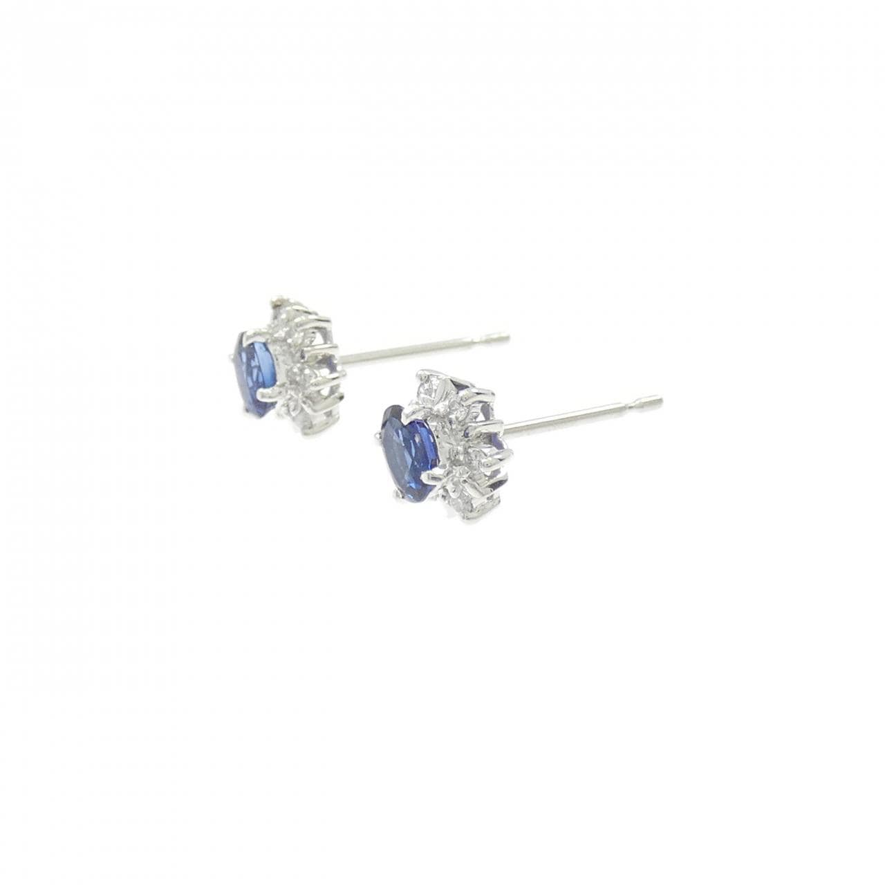 PT900 サファイヤ ピアス 0.60CT