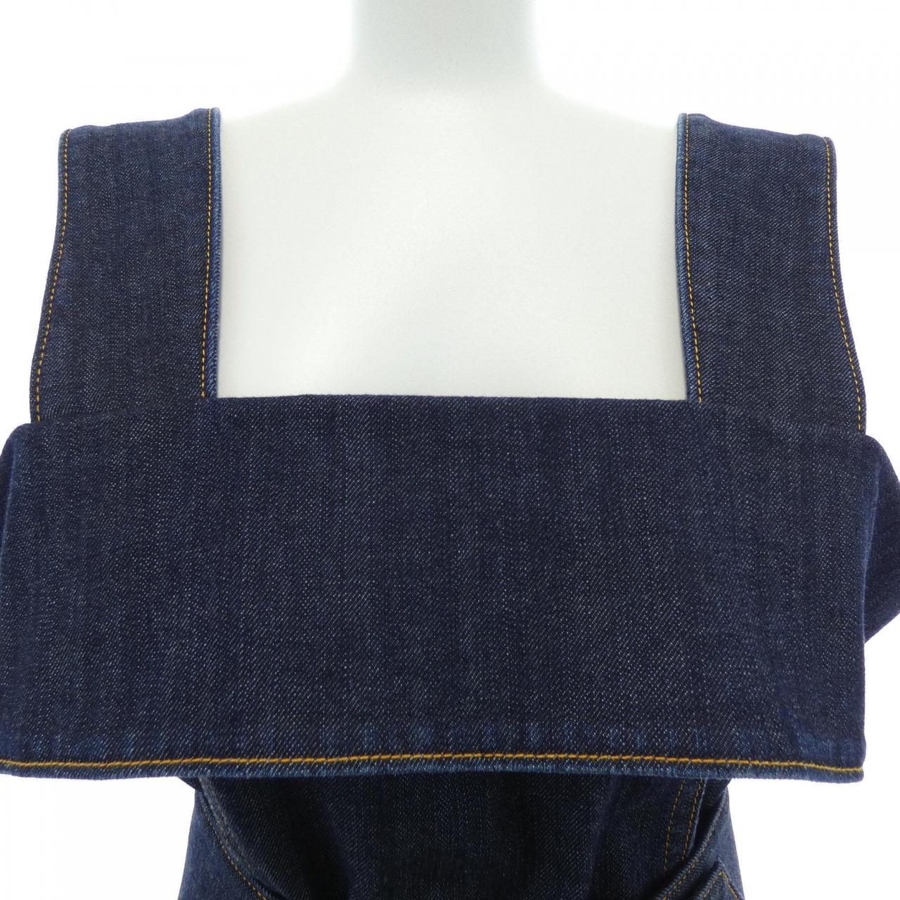 ルイヴィトン LOUIS VUITTON オーバーサイズベルトデニムユーリティドレス FORO67CKJ ワンピース