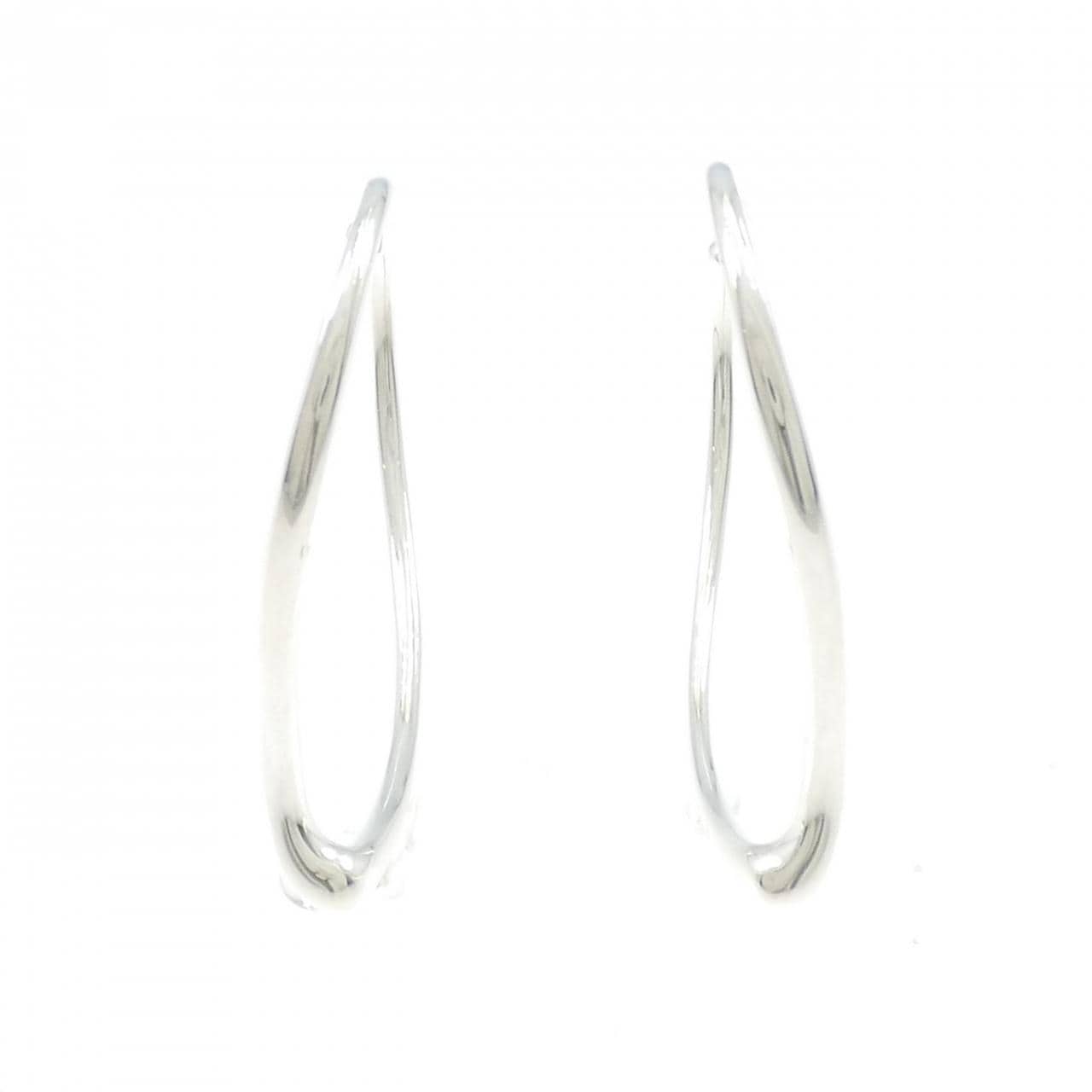 ティファニー オープン ハート フープ ピアス