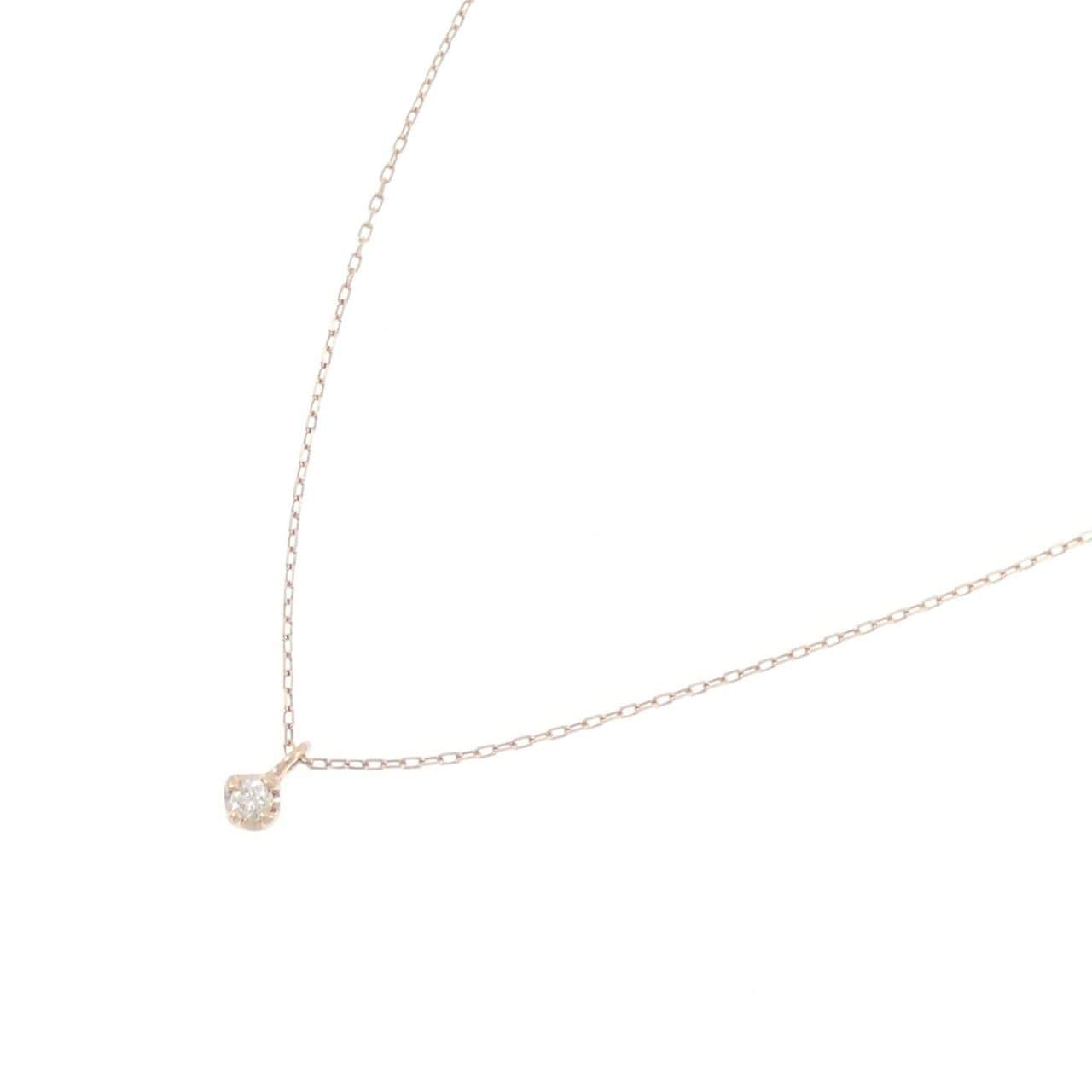 K10PG ダイヤモンド ネックレス 0.03CT