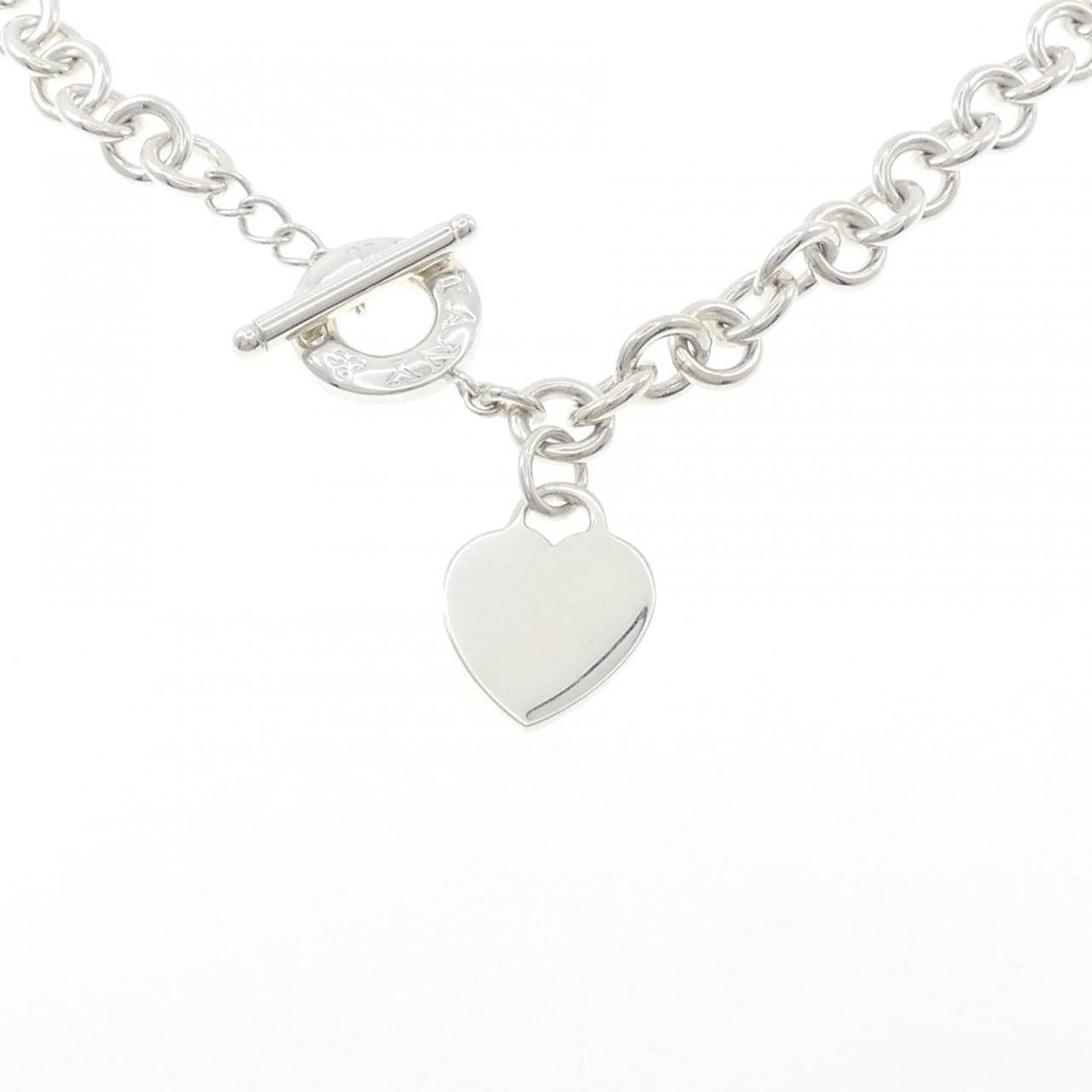 ティファニー ハートタグチャーム トグル ネックレス