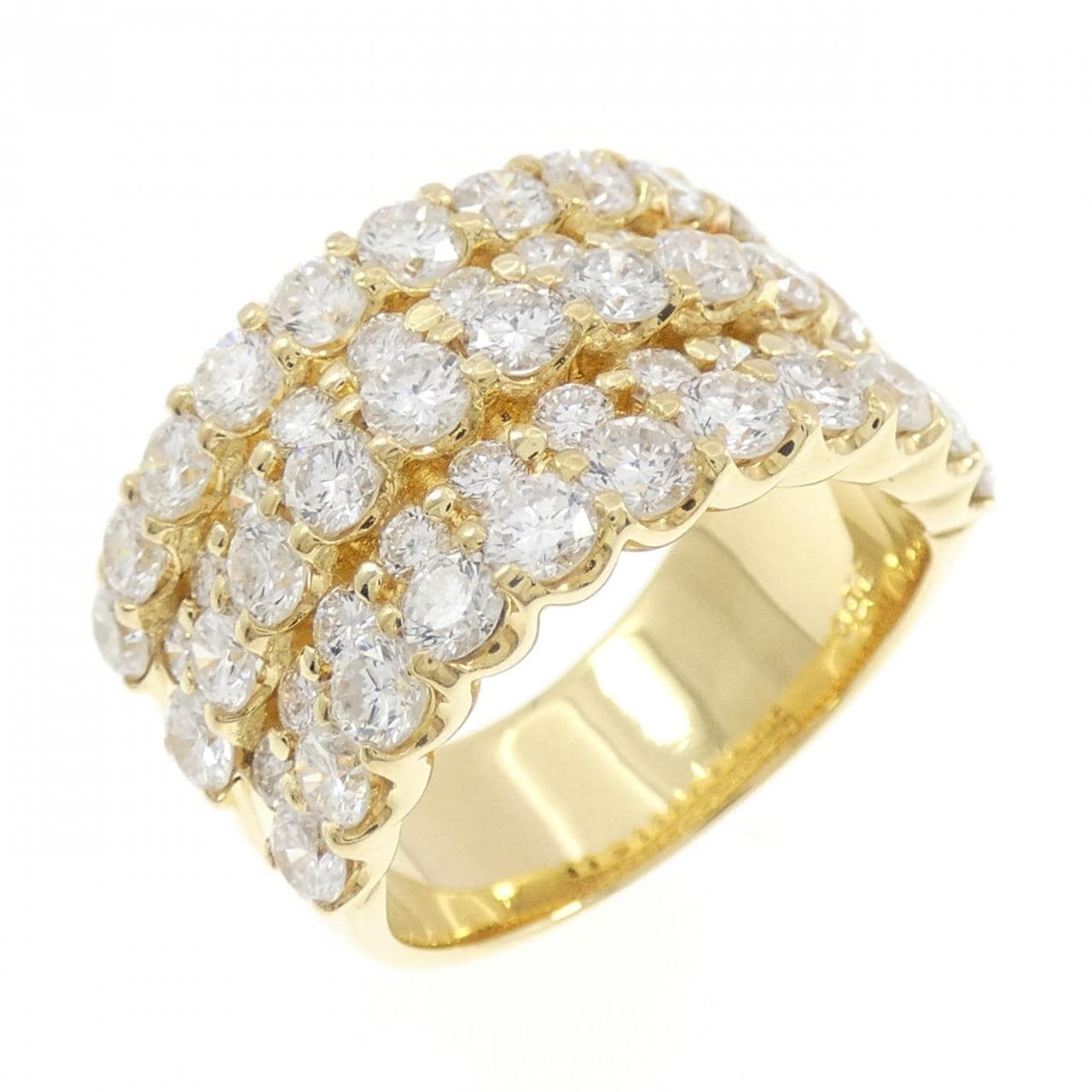 K18YG ダイヤモンド リング 3.00CT