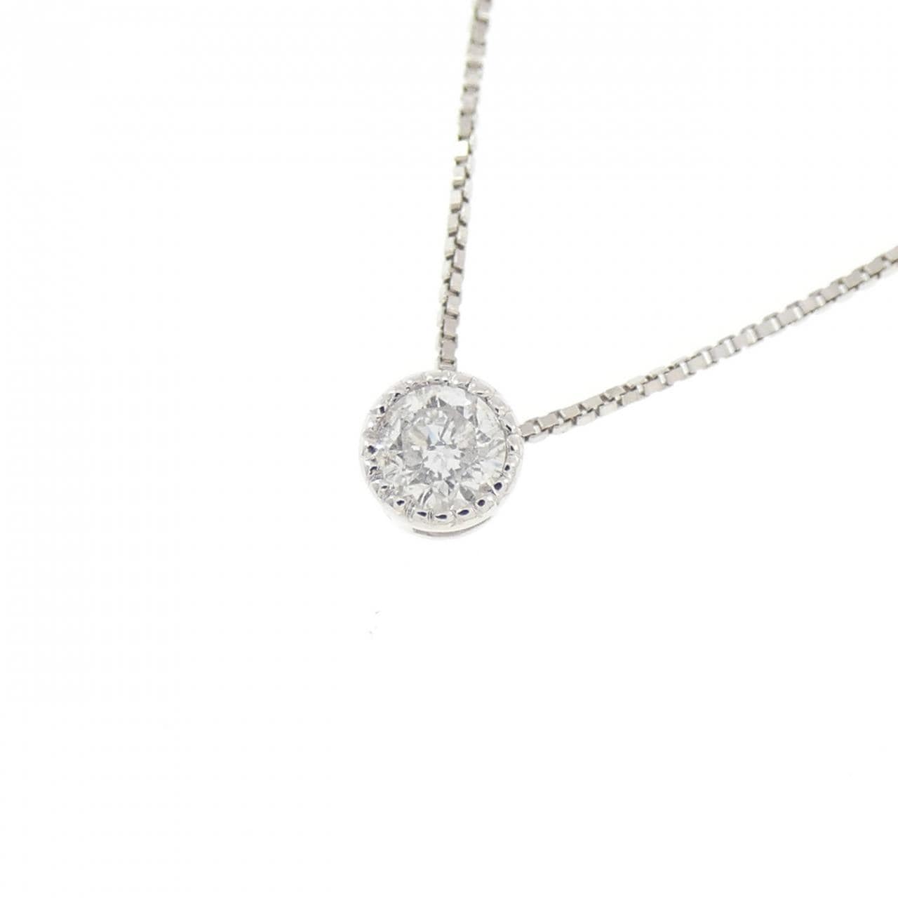 PT900/PT850 ダイヤモンド ネックレス 0.11CT