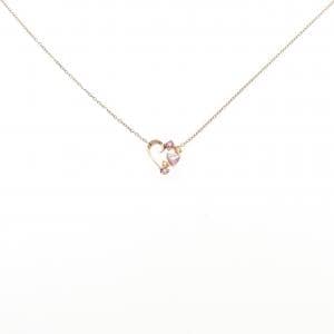 K10PG ハート トパーズ ネックレス