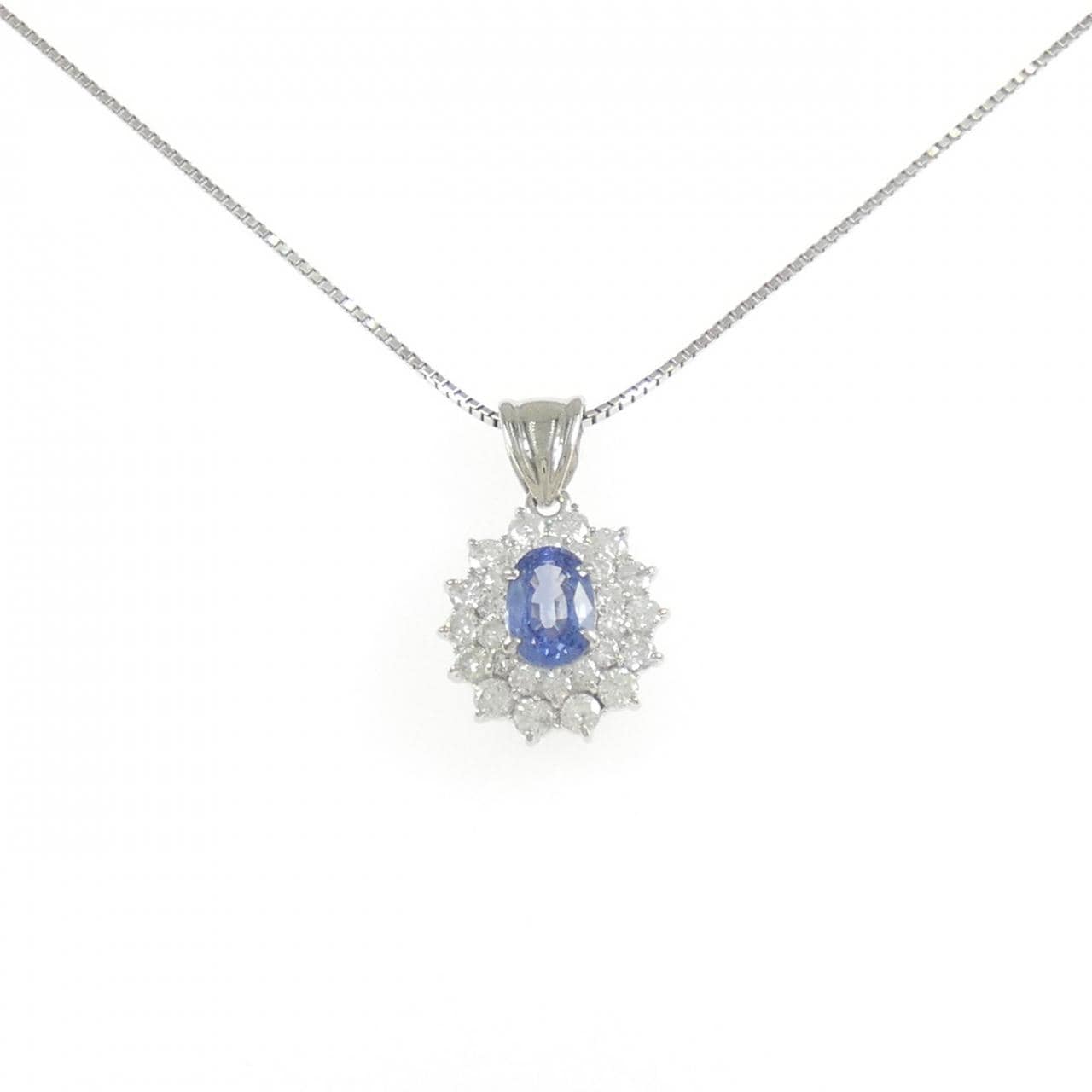 PT900/PT850 サファイヤ ネックレス 1.64CT