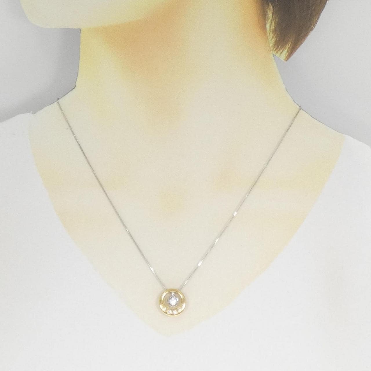タサキ ダイヤモンド ネックレス 0.15CT