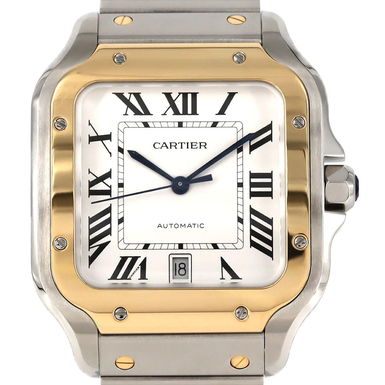カルティエ サントス･ドゥ･カルティエLM コンビ W2SA0009 SSxYG 自動巻