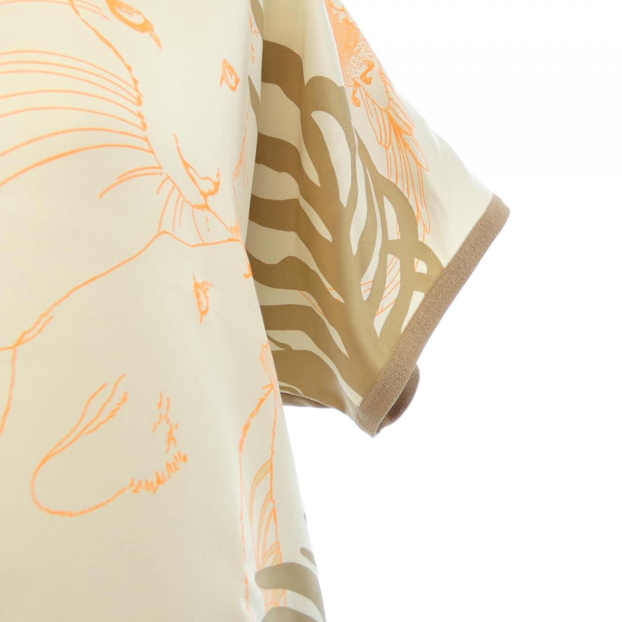 エルメス HERMES JUNGLE LOVE FLUO DC2H2821DR ツイルレーヌ トップス