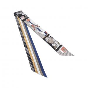 【未使用品】エルメス GRAND THEATRE NOUVEAU ツイリー 063761S スカーフ