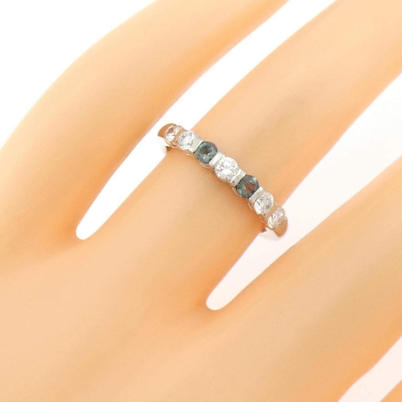 PT900 アレキサンドライト リング 0.31CT