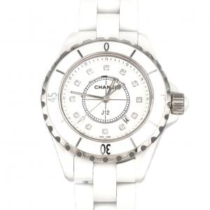 シャネル J12 33mmセラミック･12P H1628 セラミック クォーツ