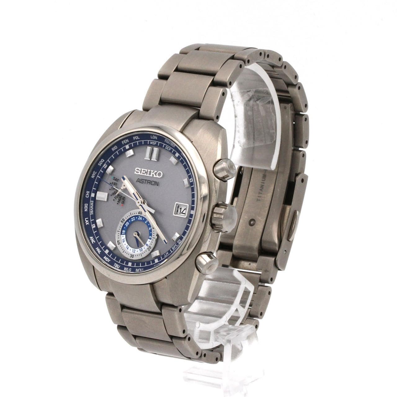 セイコー アストロン LIMITED 電波時計 8B63-0AZ0/SBXY001 TI ソーラークォーツ