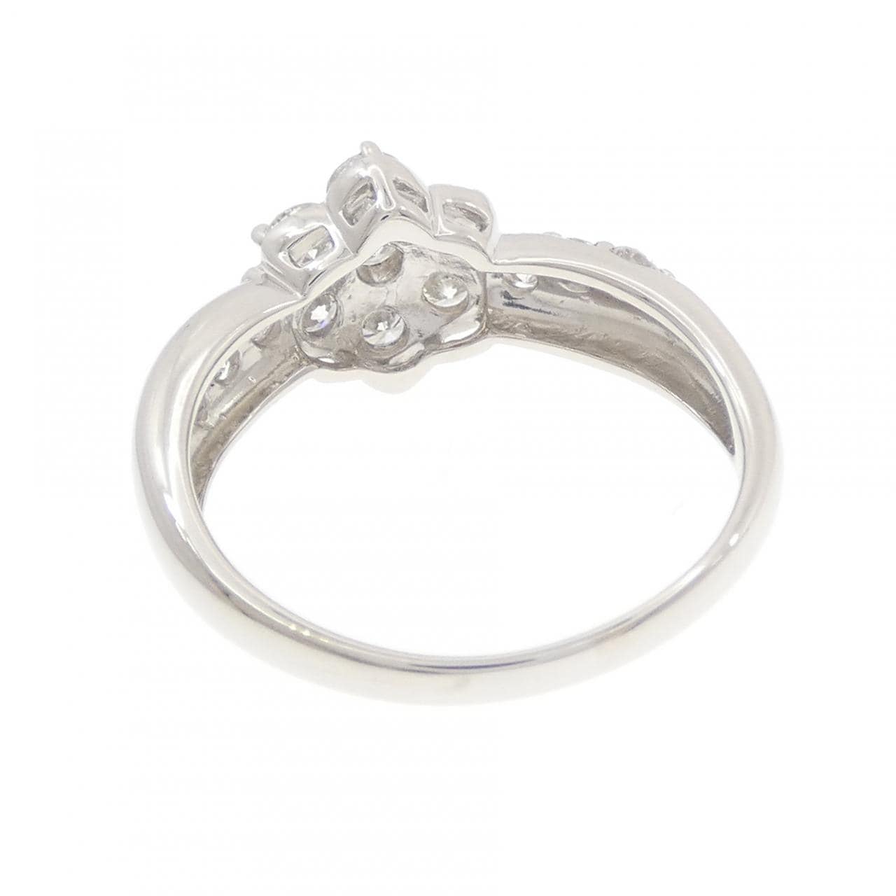 PT900 フラワー ダイヤモンド リング 1.02CT