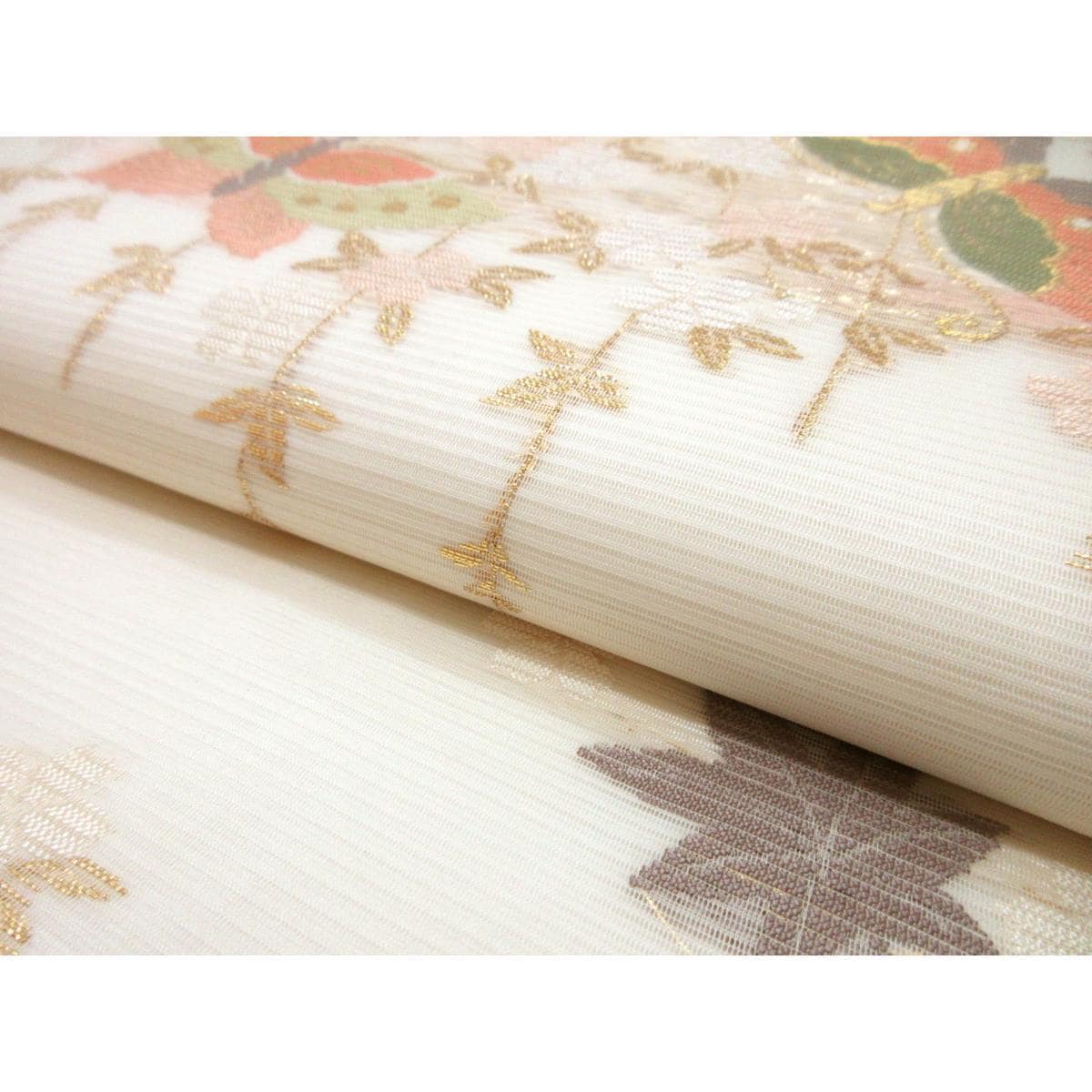 【未使用品】夏袋帯　【河合美術織物】