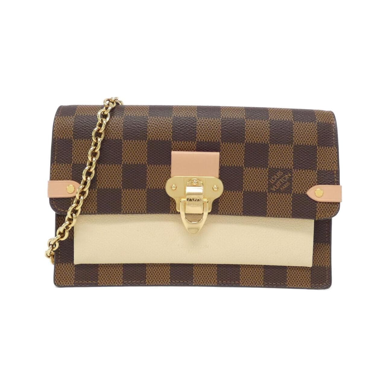 LOUIS VUITTON Damier Portefeuil Vavin 链条 N60237 链条钱包