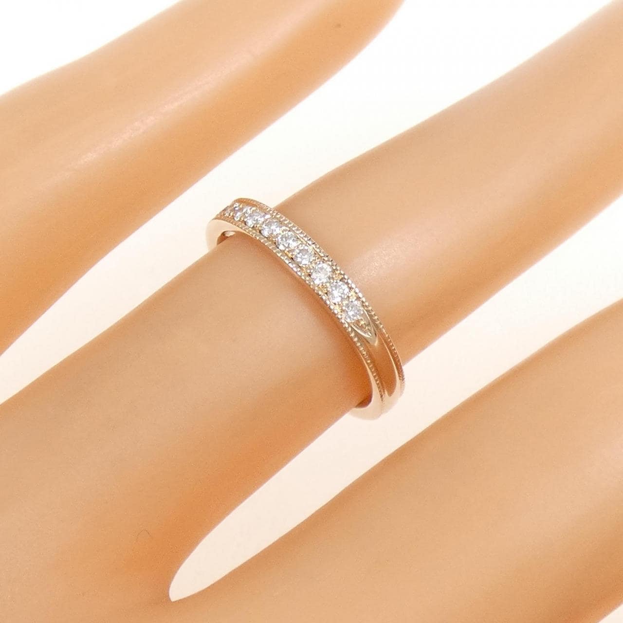 K18PG ダイヤモンド リング 0.13CT