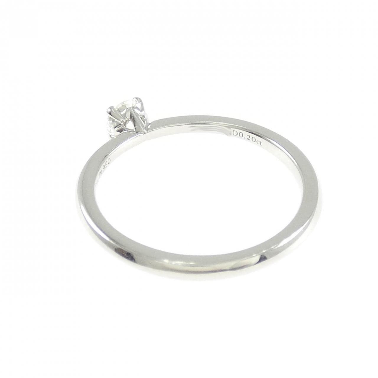 ティファニー トゥルー リング 0.20CT I VS1 3EXT