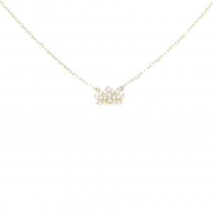 AHKAH Lotus Pavé Necklace 0.06CT