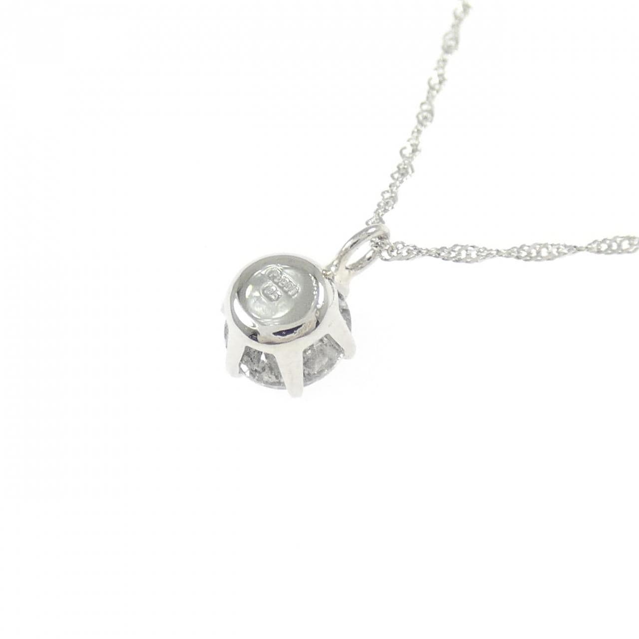 PT900/PT850 ソリティア ダイヤモンド ネックレス 0.5CT