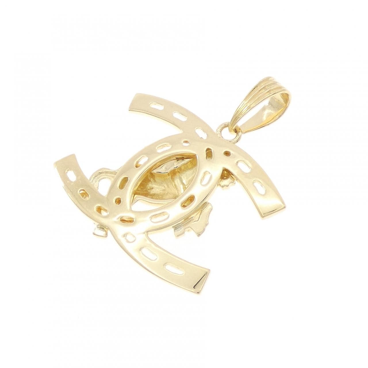 K18YG ホース ペンダント