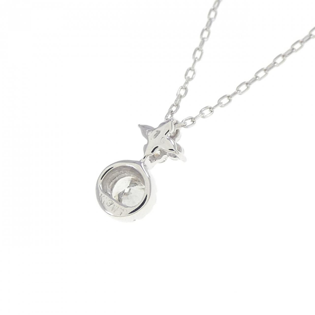 K10WG ダイヤモンド ネックレス 0.10CT