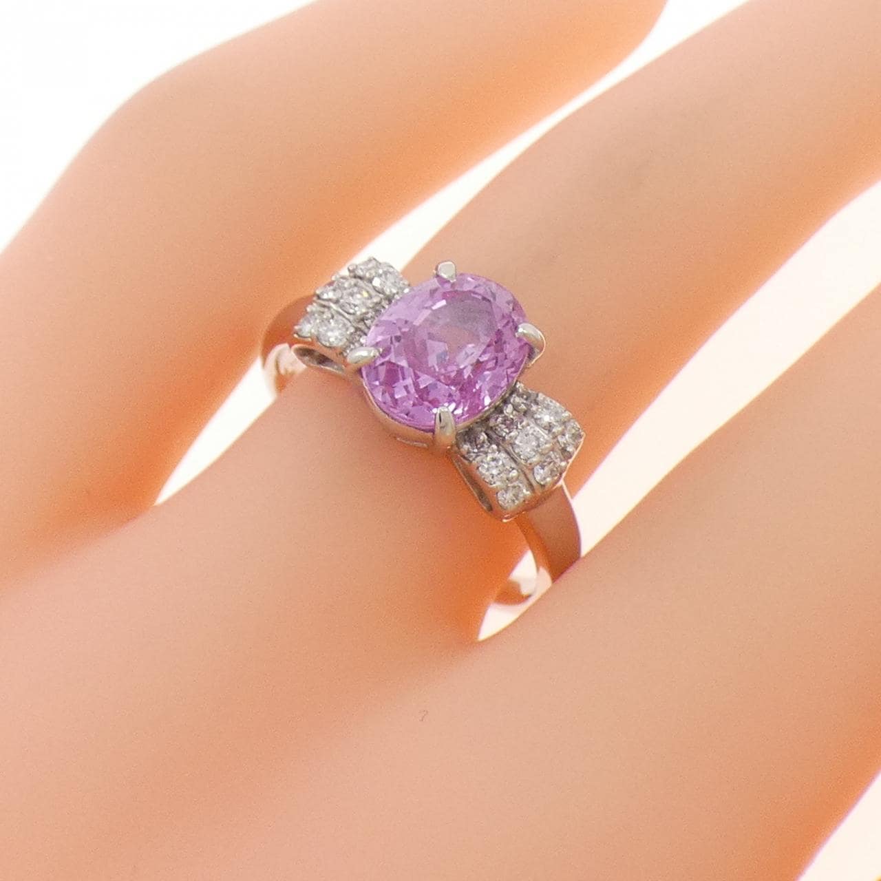 PT900 サファイヤ リング 2.16CT