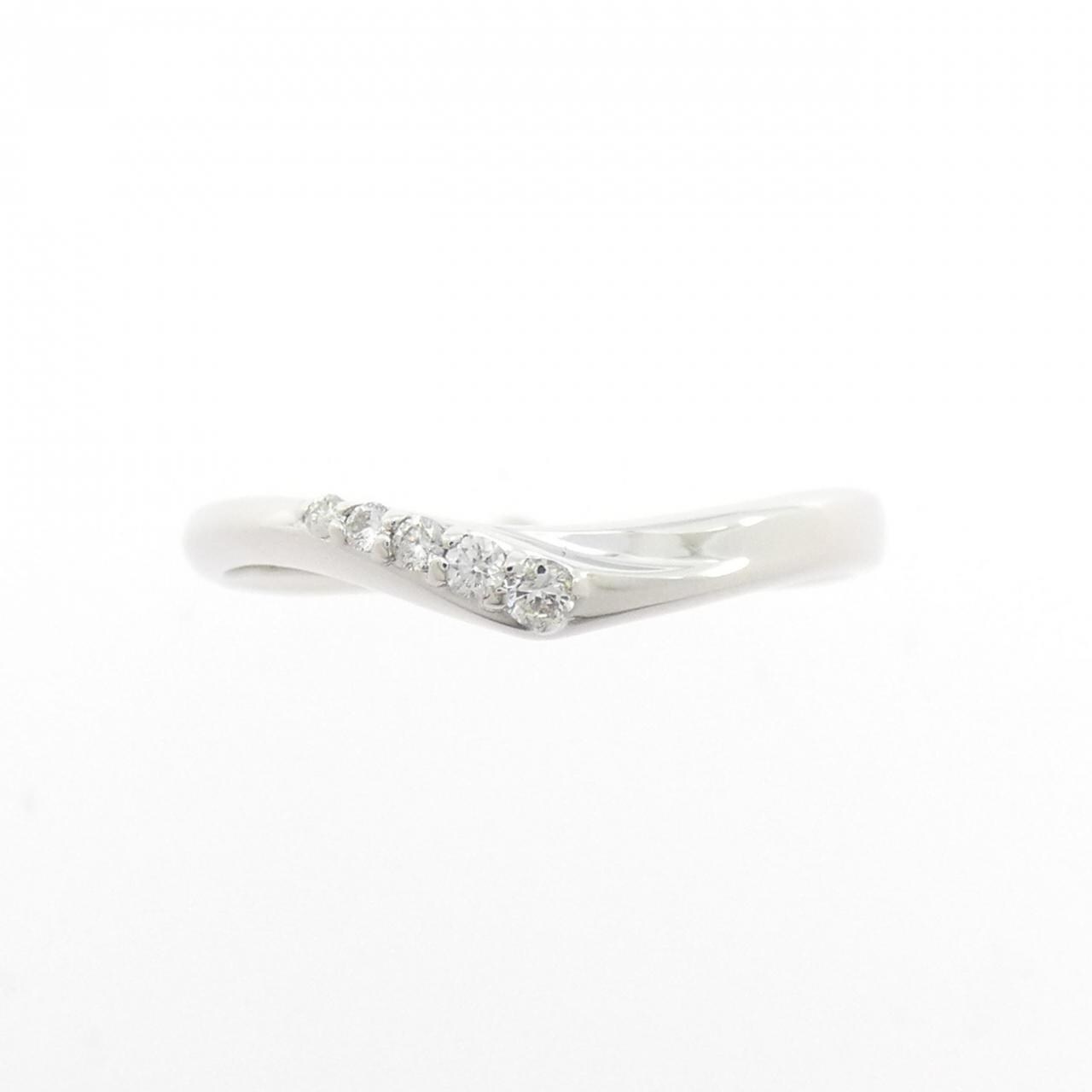 K10WG ダイヤモンド リング 0.06CT