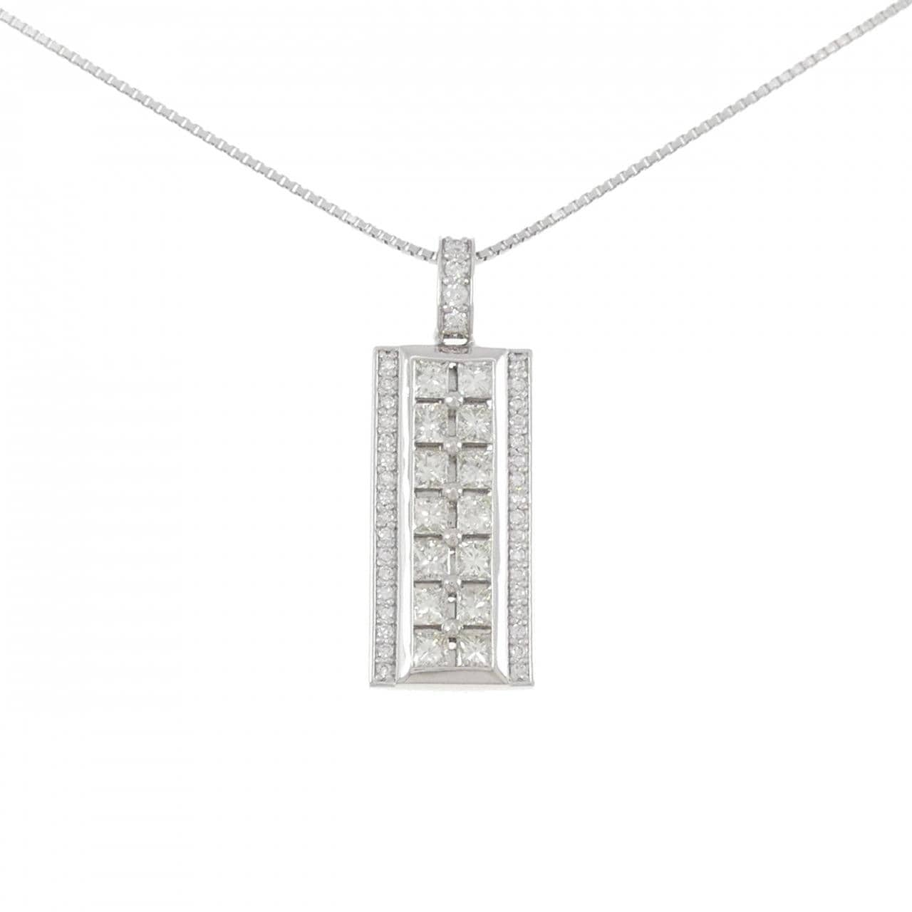 [BRAND NEW] PT Diamond Necklace 1.20CT