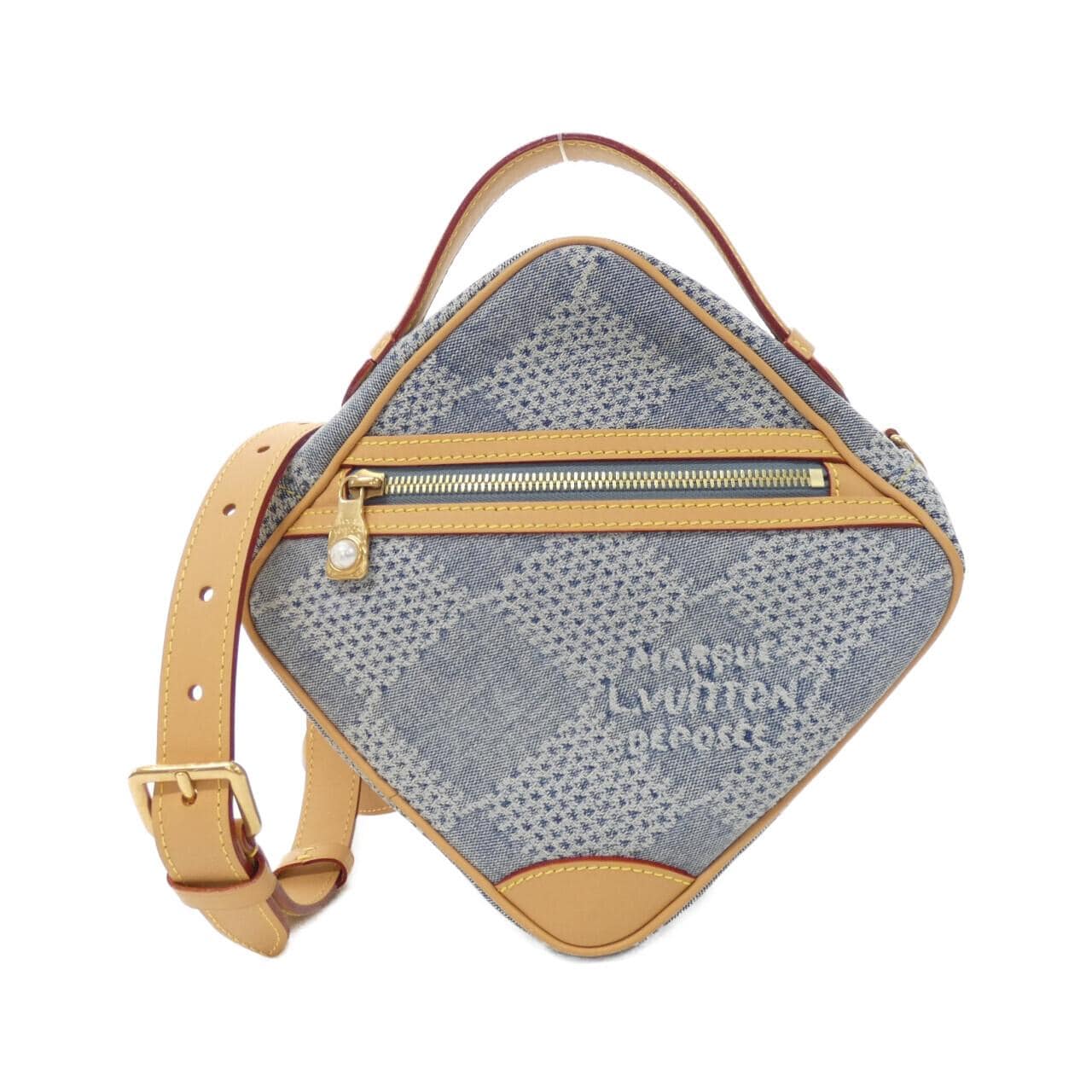 LOUIS VUITTON Damier Denim 3D Chess Messenger N40706 肩背包