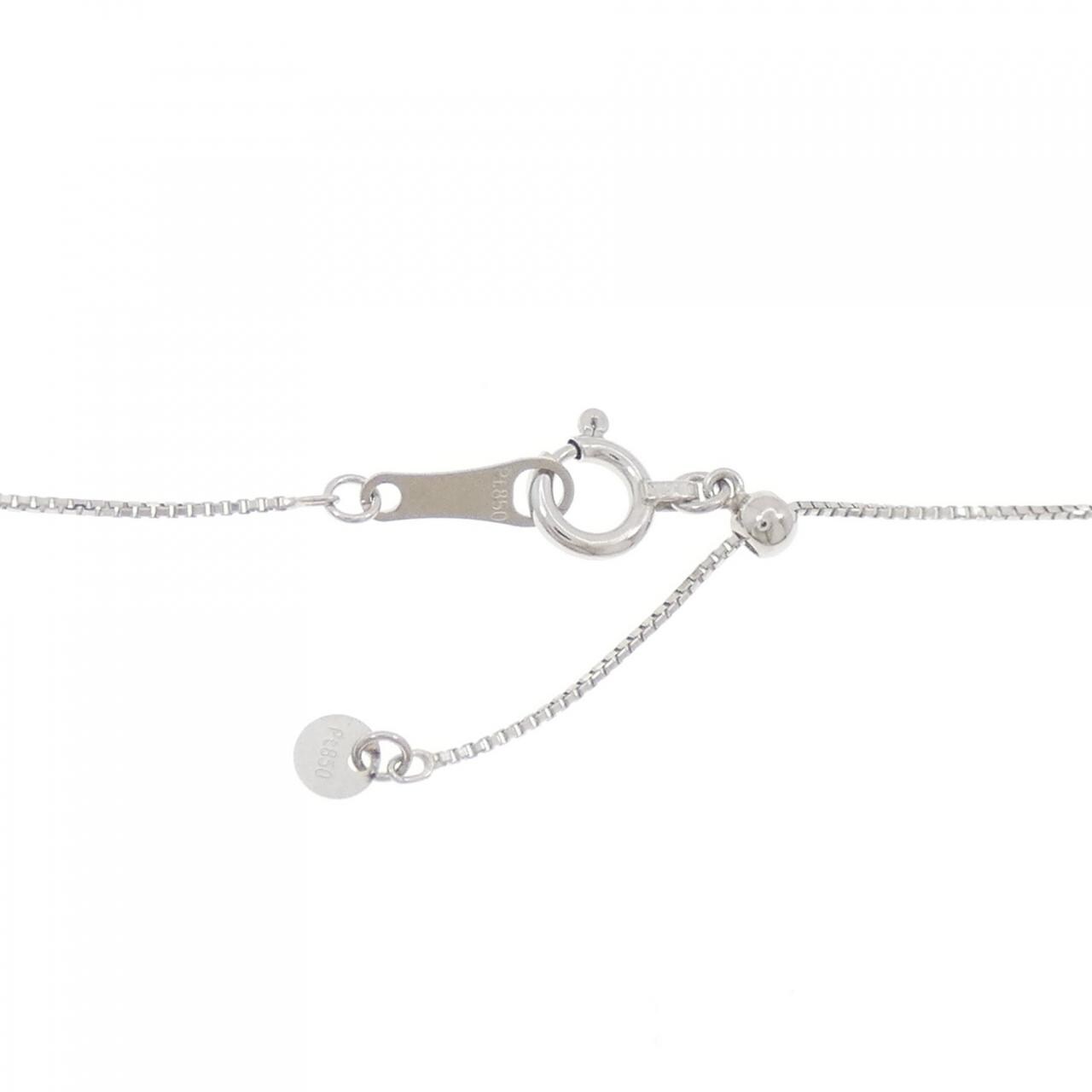 【新品】PT900/PT850 ダイヤモンド ネックレス 0.25CT