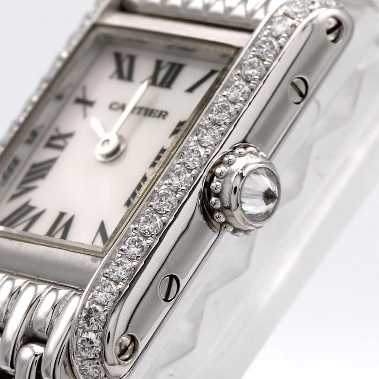 カルティエ ミニタンク WG/D WB2032U3 WG クォーツ