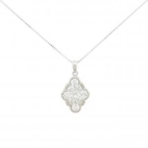 PT900/PT850 ダイヤモンド ネックレス 1.00CT