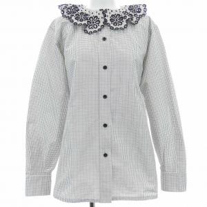 ルイヴィトン LOUIS VUITTON ブロデリーアングレーズカラーシャツ FOBB07TZ5 シャツ