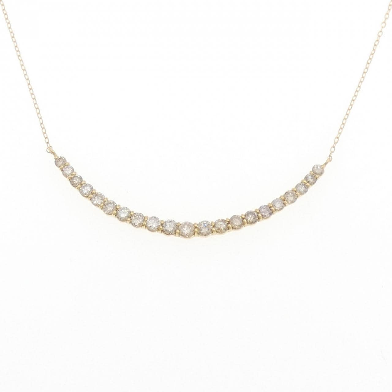 K18YG ダイヤモンド ネックレス 1.00CT