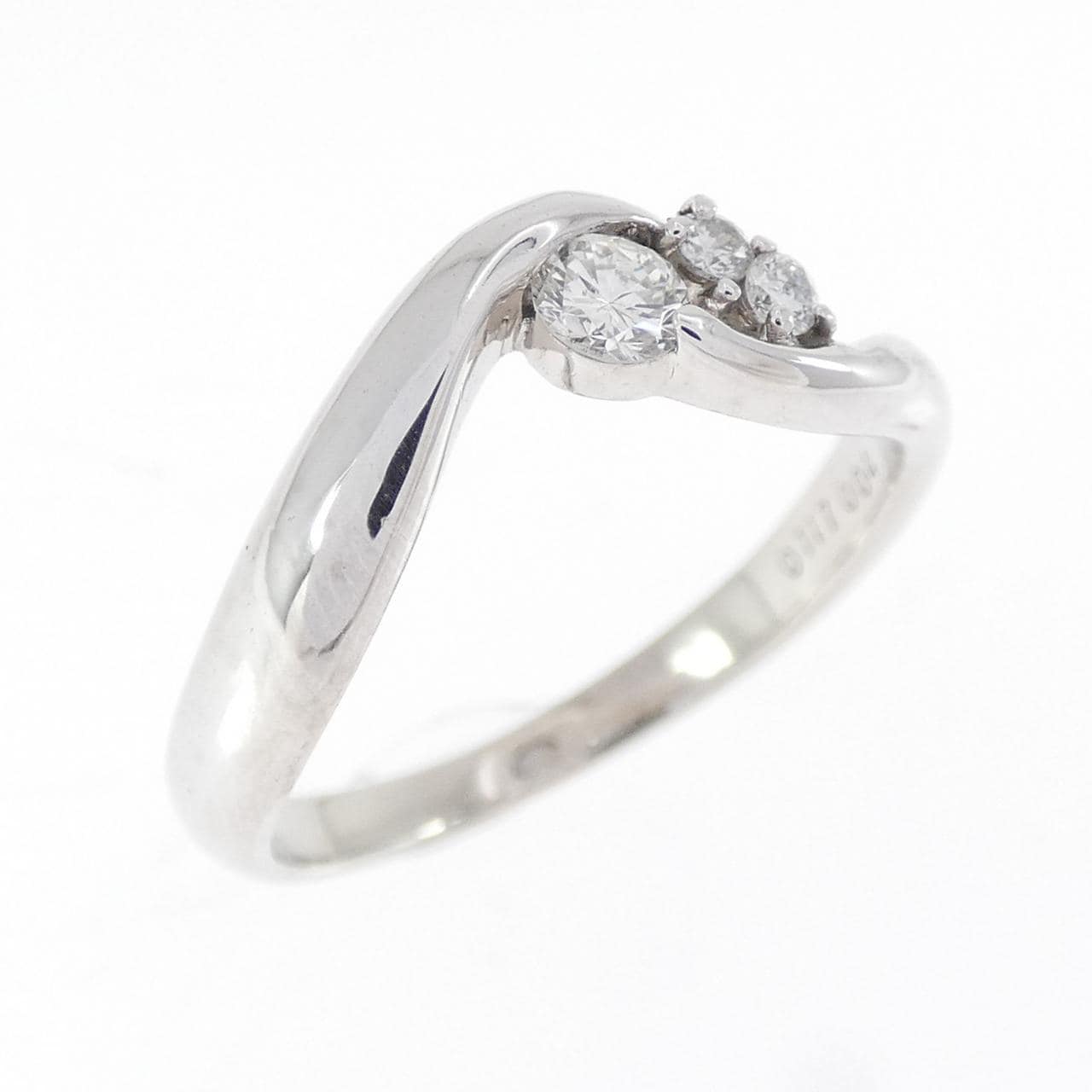 PT1000 ダイヤモンド リング 0.117CT