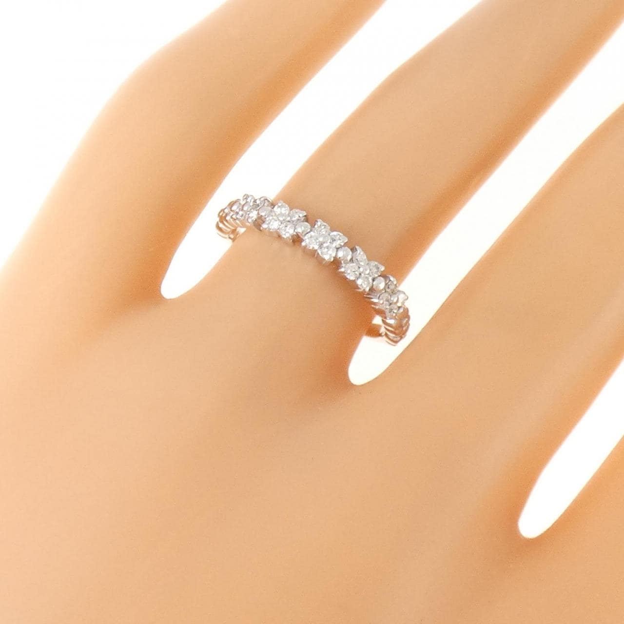 K18WG ダイヤモンド リング 0.20CT